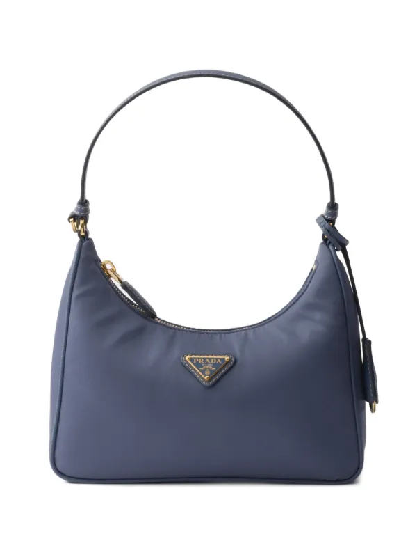 Prada Mini 2005 Re-Edition Shoulder Bag | Blue | FARFETCH