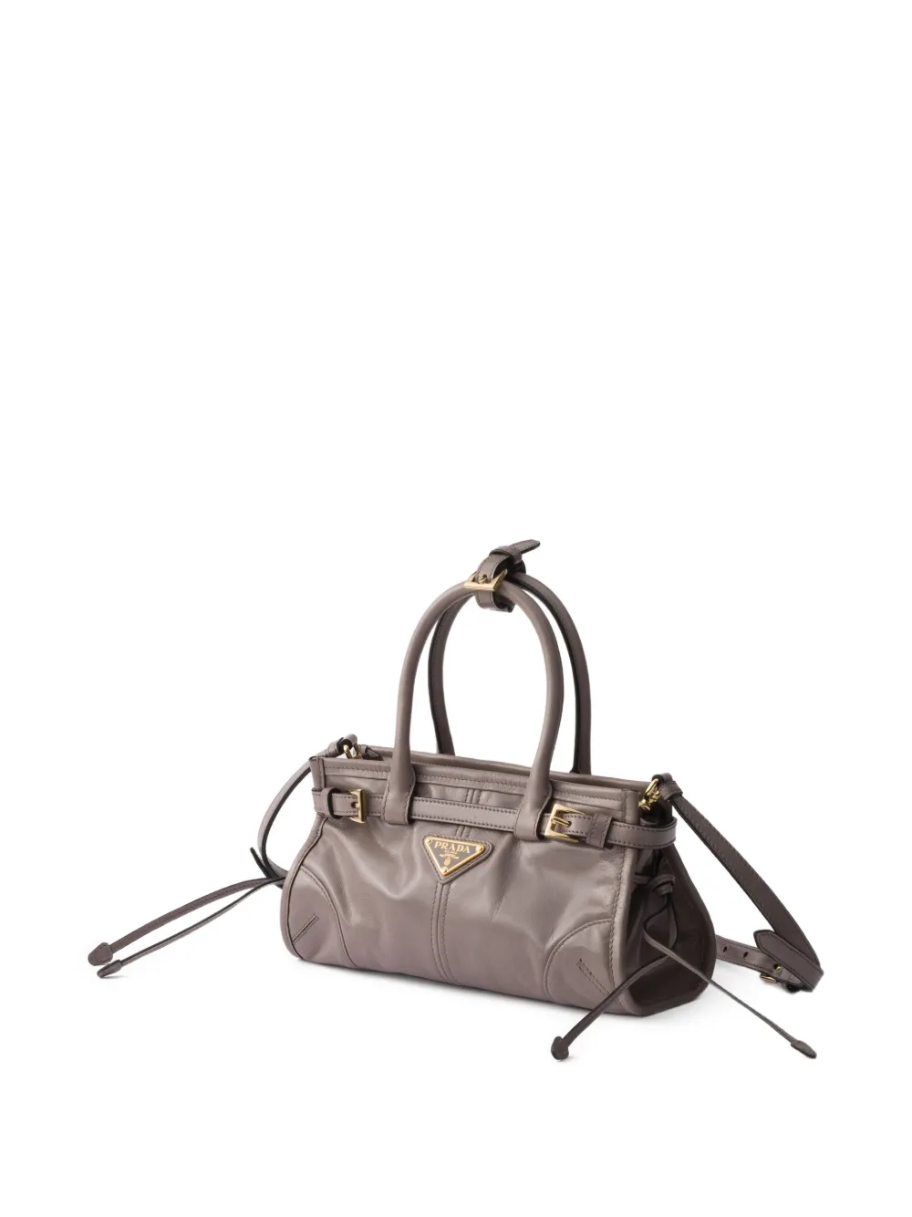 Prada Bonnie mini-shopper Grijs