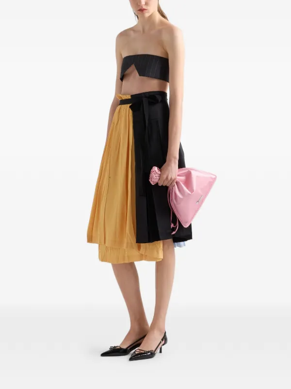 Prada Wish Silk Pouch | Pink | FARFETCH HK