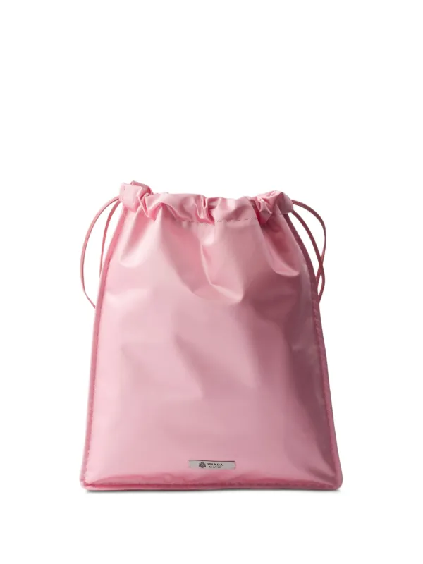 Prada Wish シルクポーチ | ピンク | FARFETCH JP