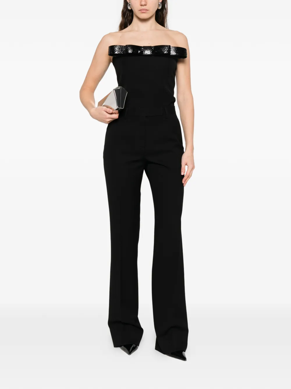  Tom Ford Buttoned-pocket Trousers - Black 