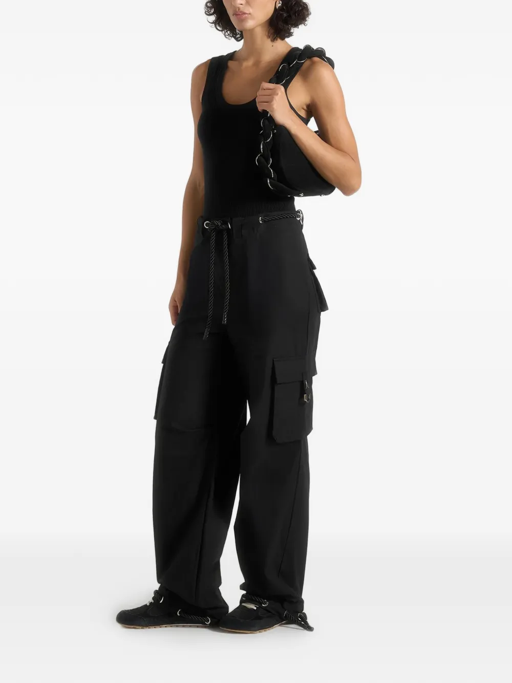 Mani&egrave;re De Voir Rosa cargo pants - Zwart