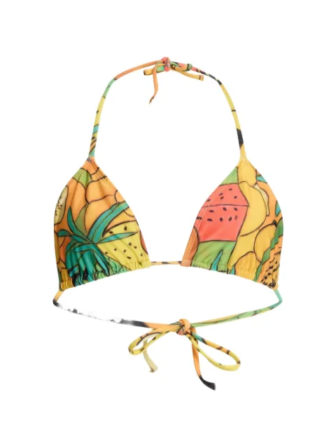 Donde Esteban Frutas triangle bikini top