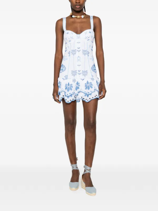 Charo Ruiz Ibiza Niva Short Dress | White | FARFETCH