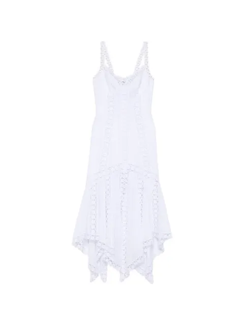 Charo Ruiz Ibiza Blossel asymmetric-hem midi dress