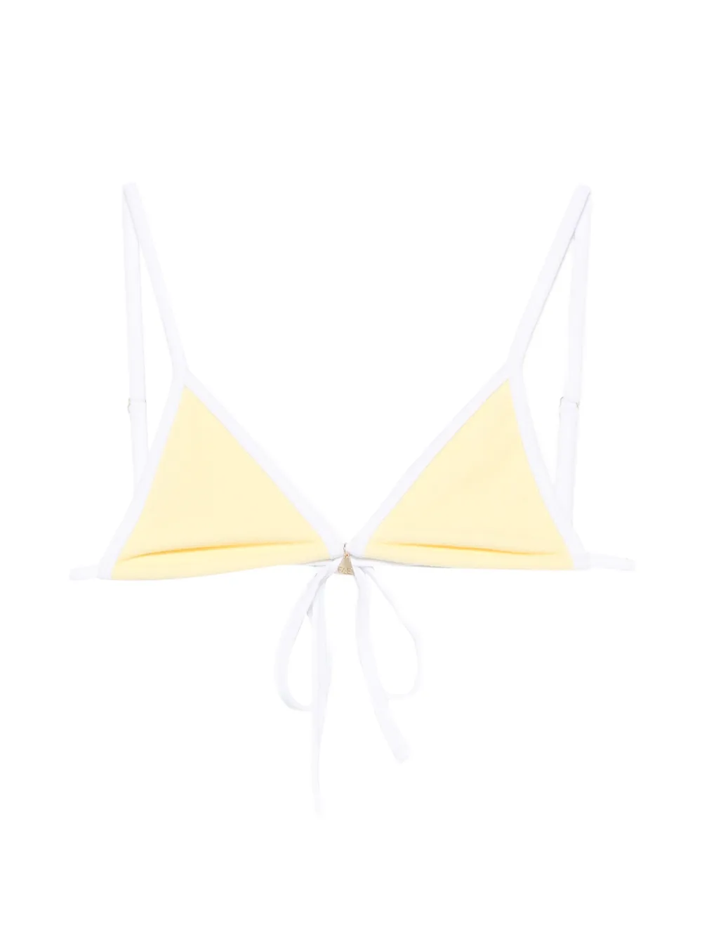 FAE SWIM Lumi bikini top - Giallo