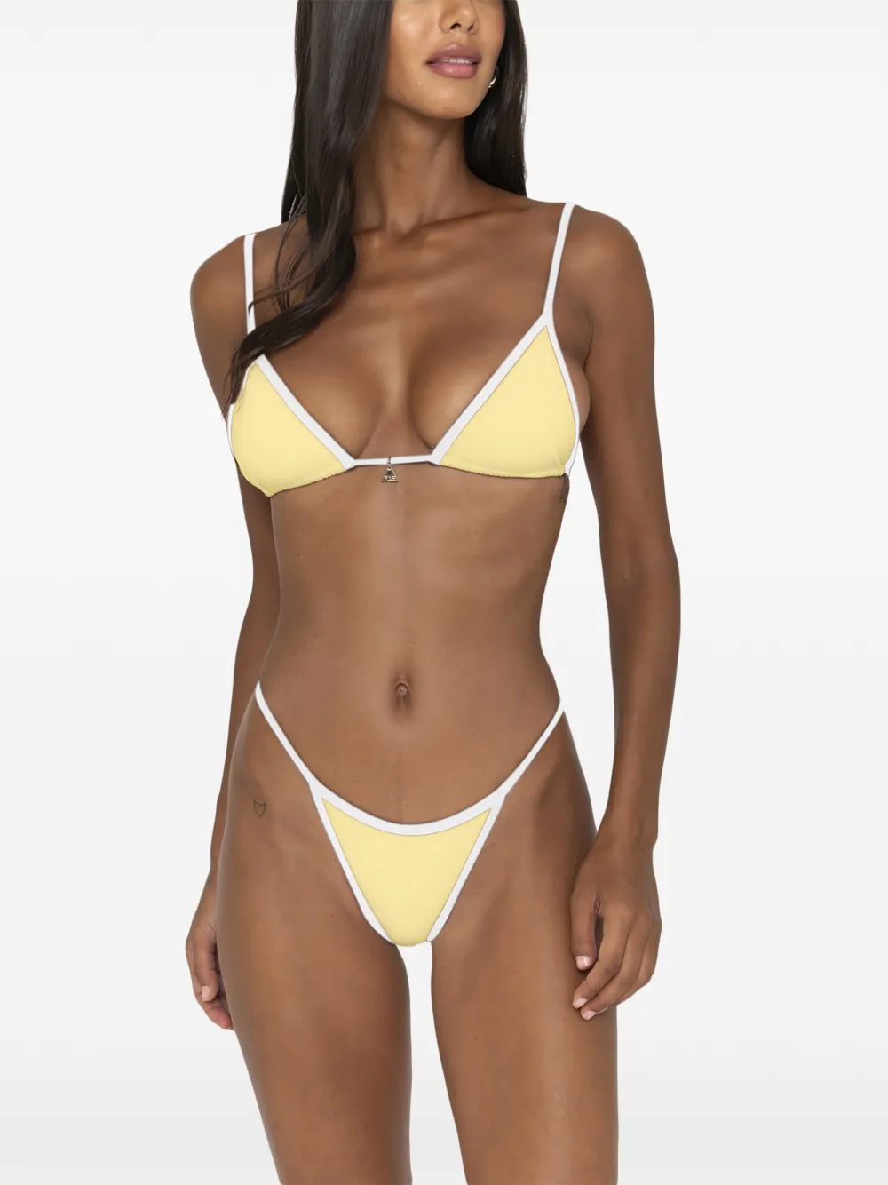  Fae Swim Lumi Bikini Top - Yellow 