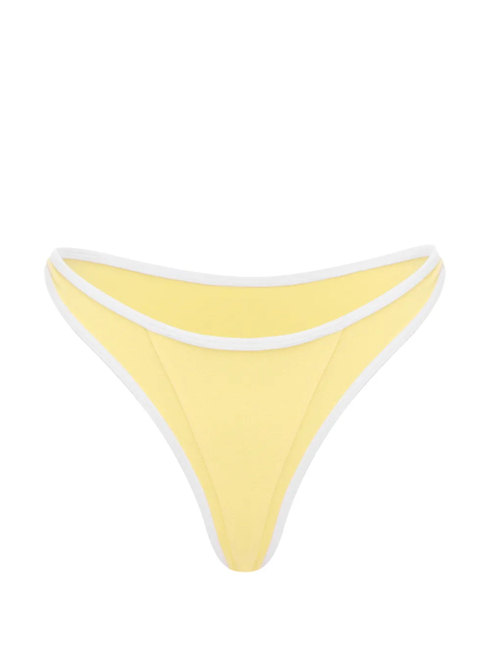 FAE SWIM Hailey Bikinihöschen mit Paspeln - Gelb