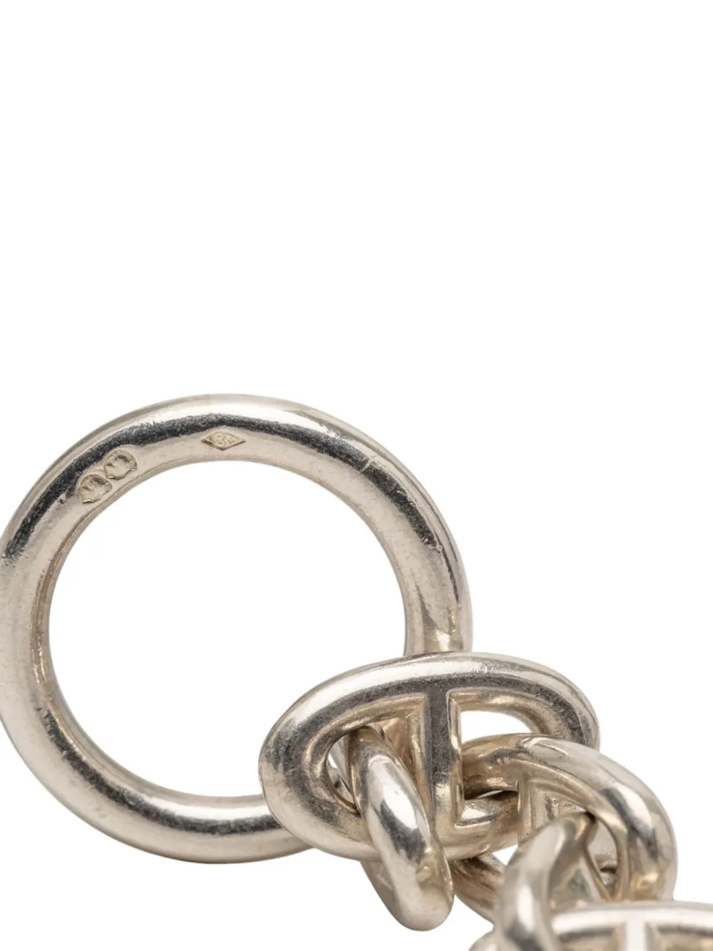 Hermès Pre-Owned 2010-2025 Small Sterling Silver Chaine d'Ancre necklace - Argento