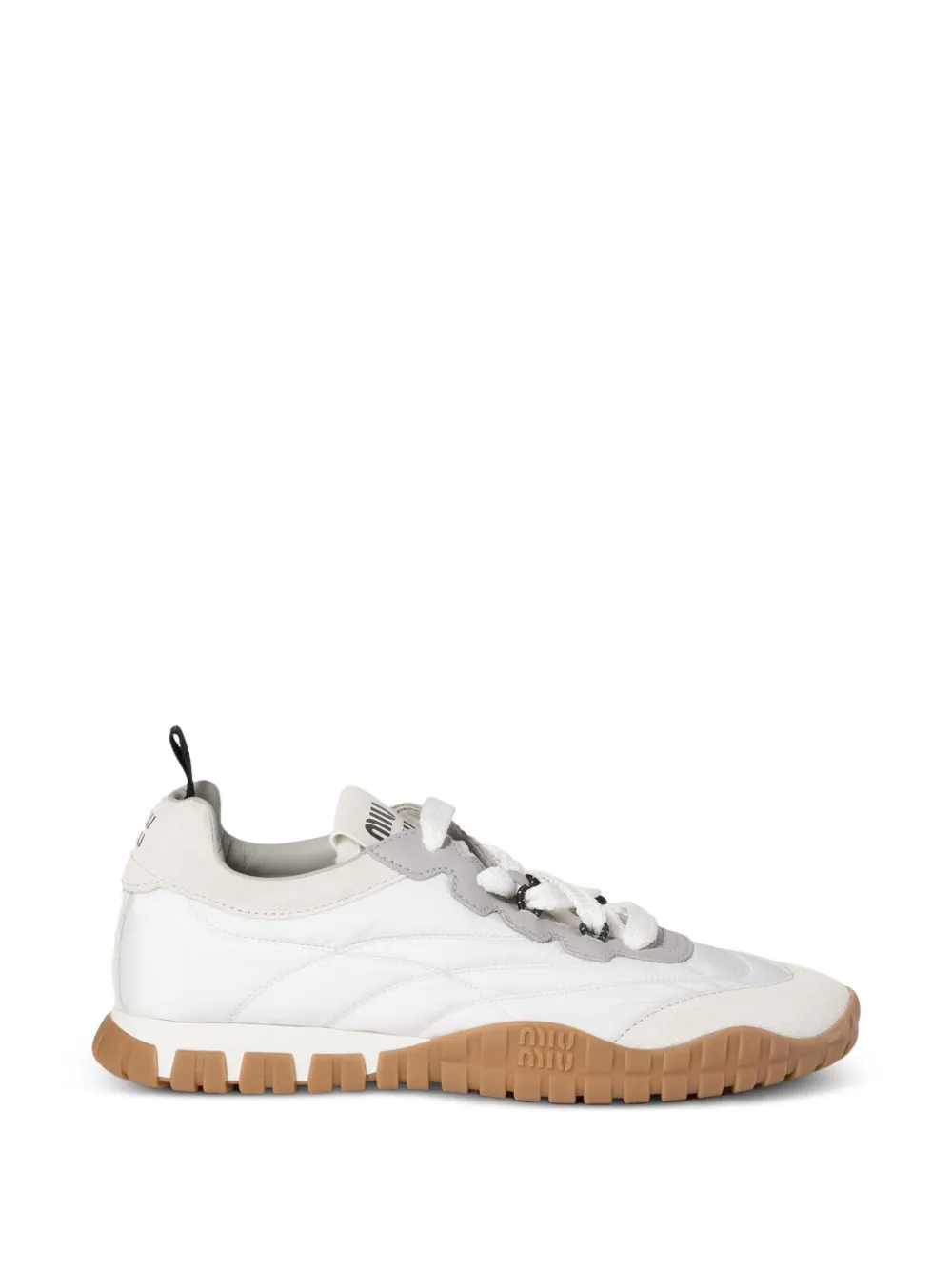 Miu Miu Tyre stitching sneakers - Bianco