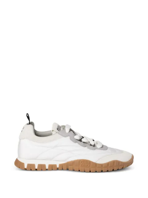 Miu Miu Tyre stitching sneakers