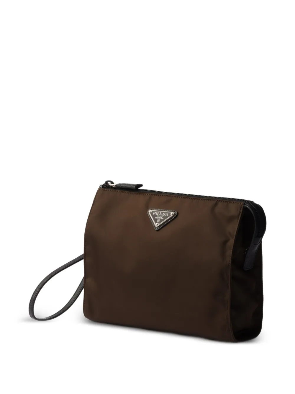 Prada Tas met logodetail Bruin