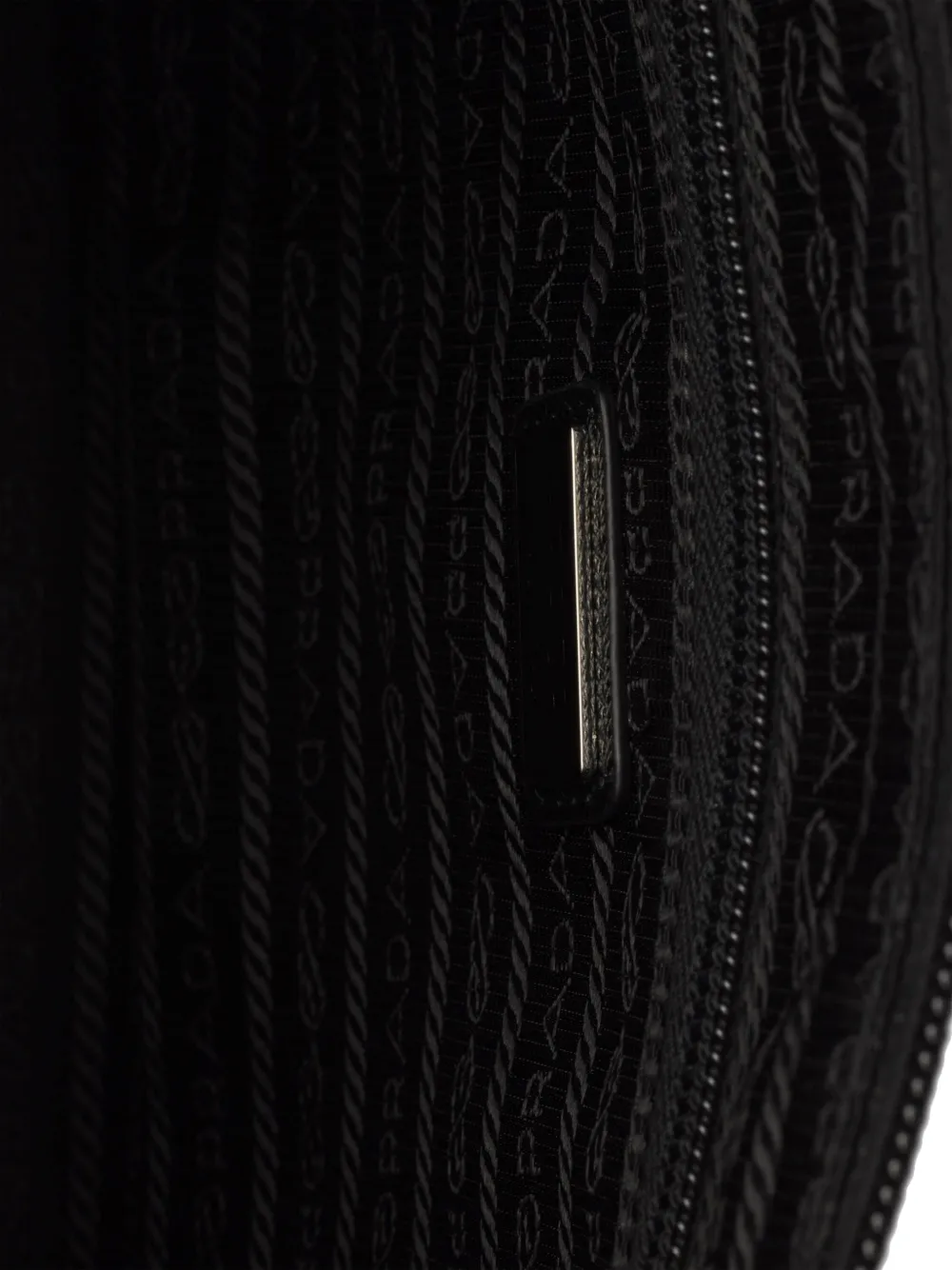 Prada Tas met logodetail Bruin