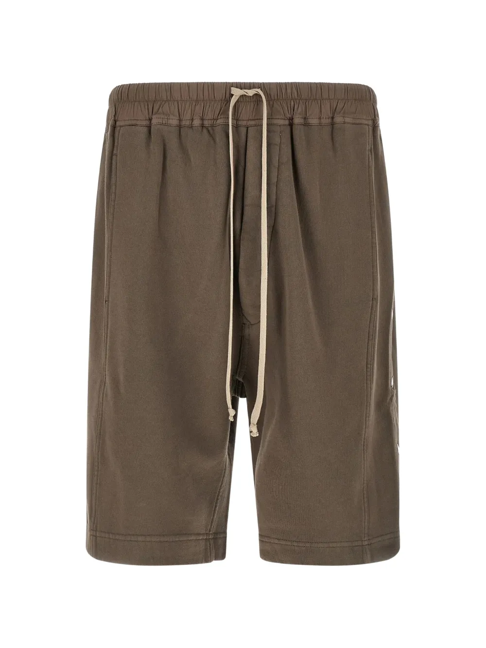 Rick Owens DRKSHDW snap-button drawstring shorts - Marrone