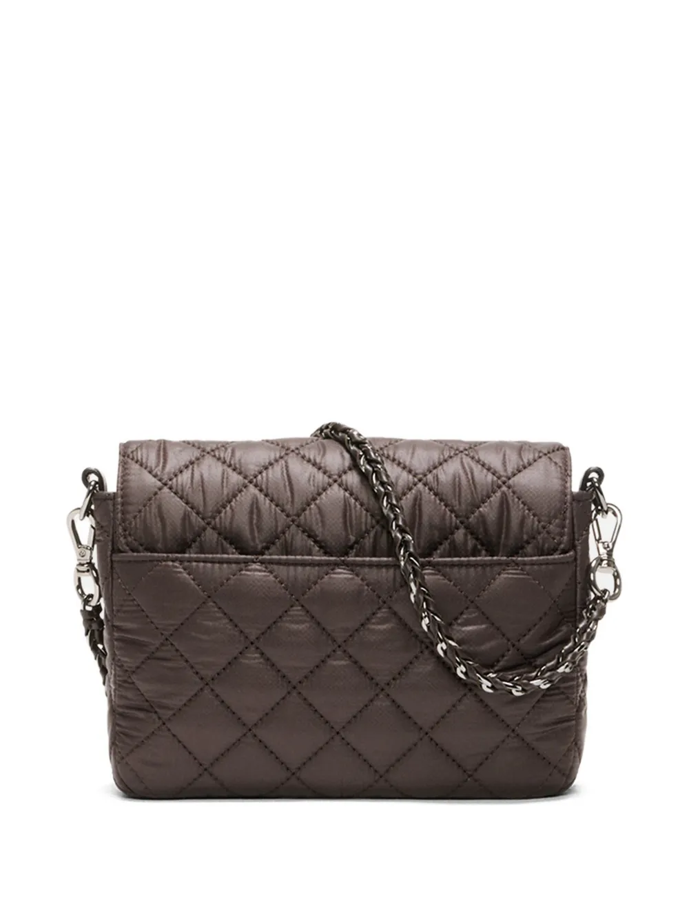 Mz Wallace Small Crosby Lock Cross Body Bag - Brown 