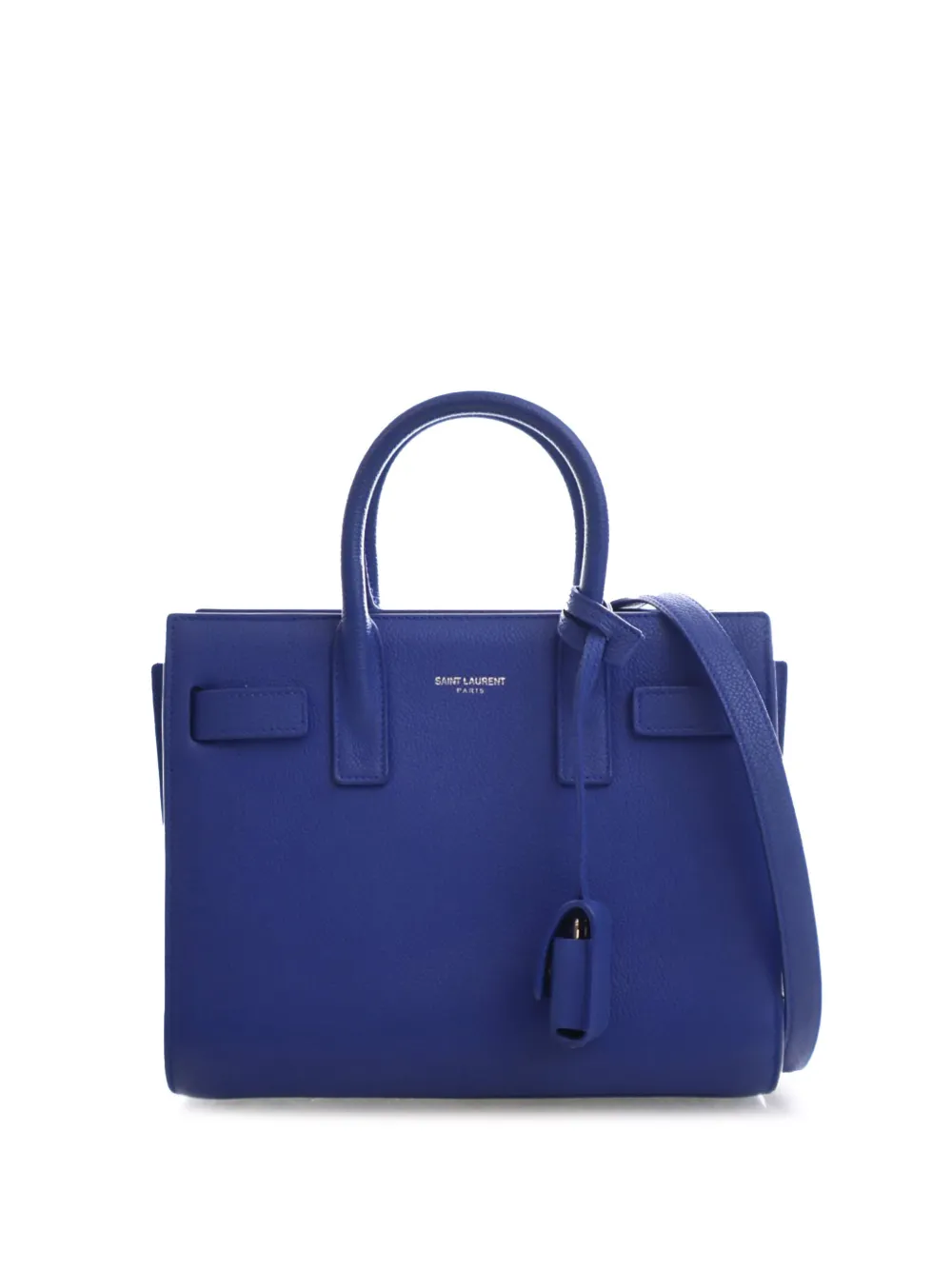 Saint Laurent Pre-Owned 2013-2025 Nano Leather Sac De Jour satchel - Blu