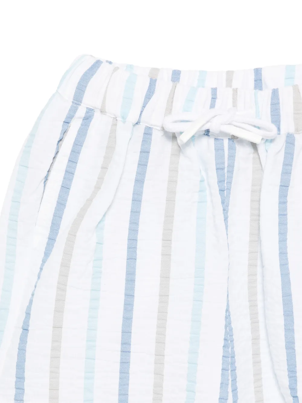Patachou Gestreepte shorts set Wit