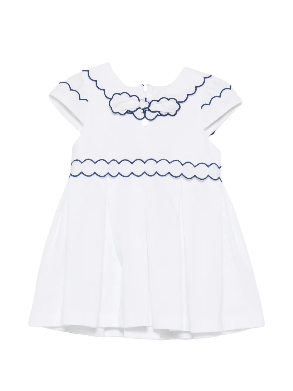 Patachou Abito con fiocco - Bianco