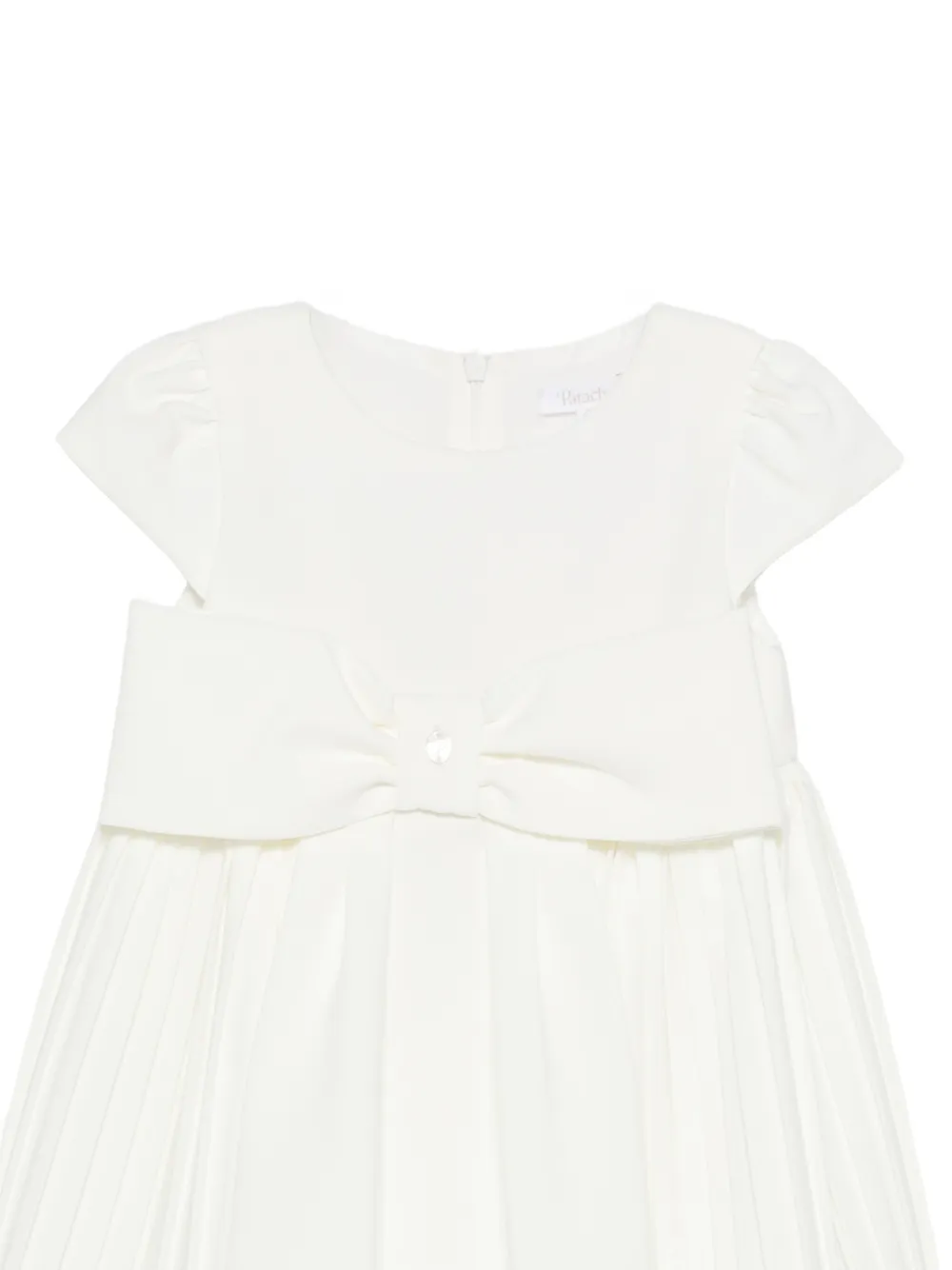 Patachou Jurk met strikdetail Beige