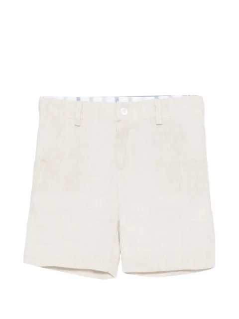 Patachou belt-loop buttoned shorts