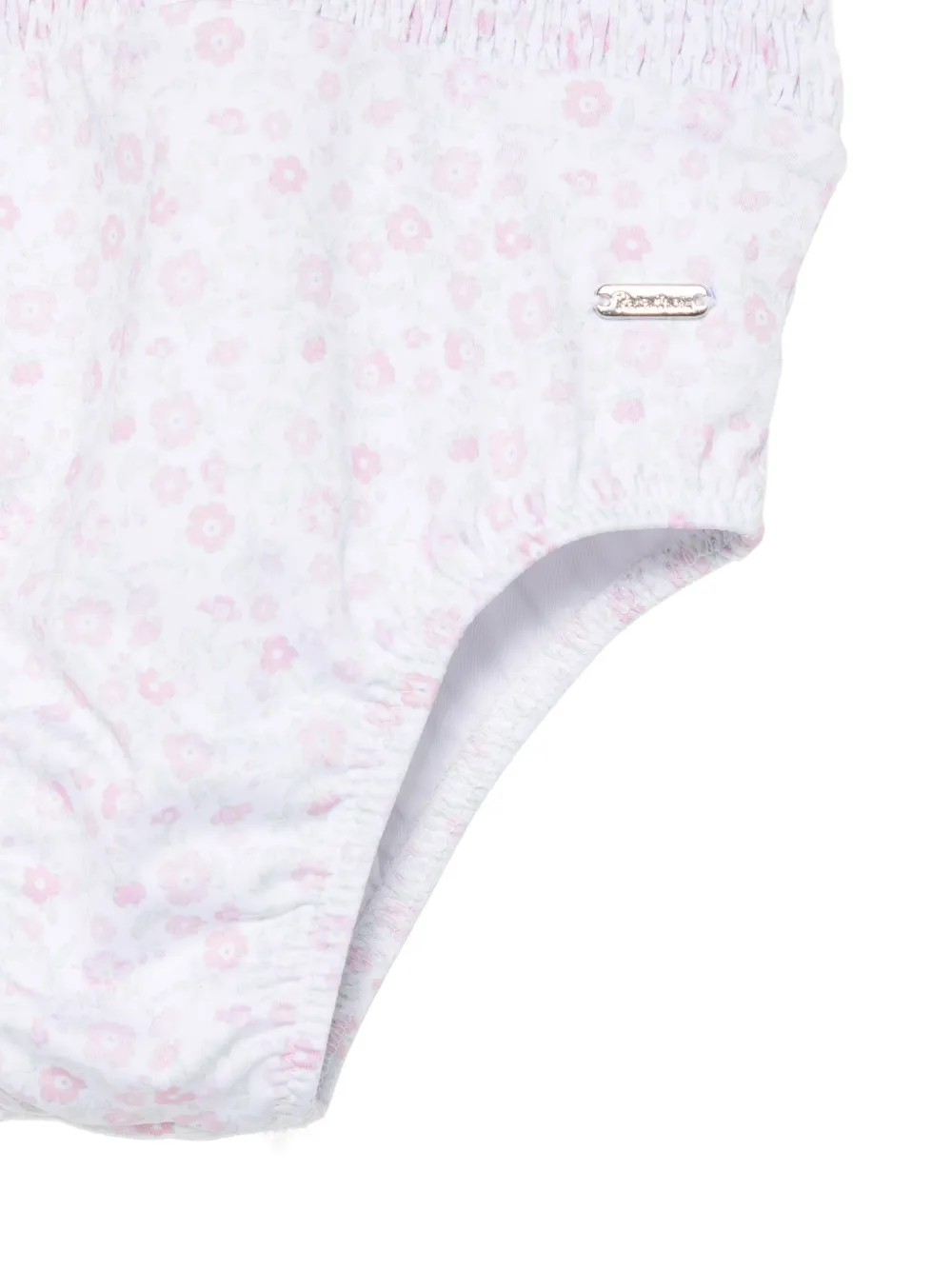 Patachou Badpak met bloemenprint Wit