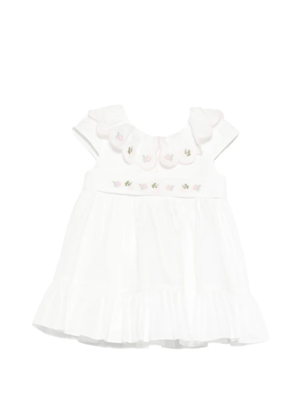 Patachou embroidered dress - Bianco
