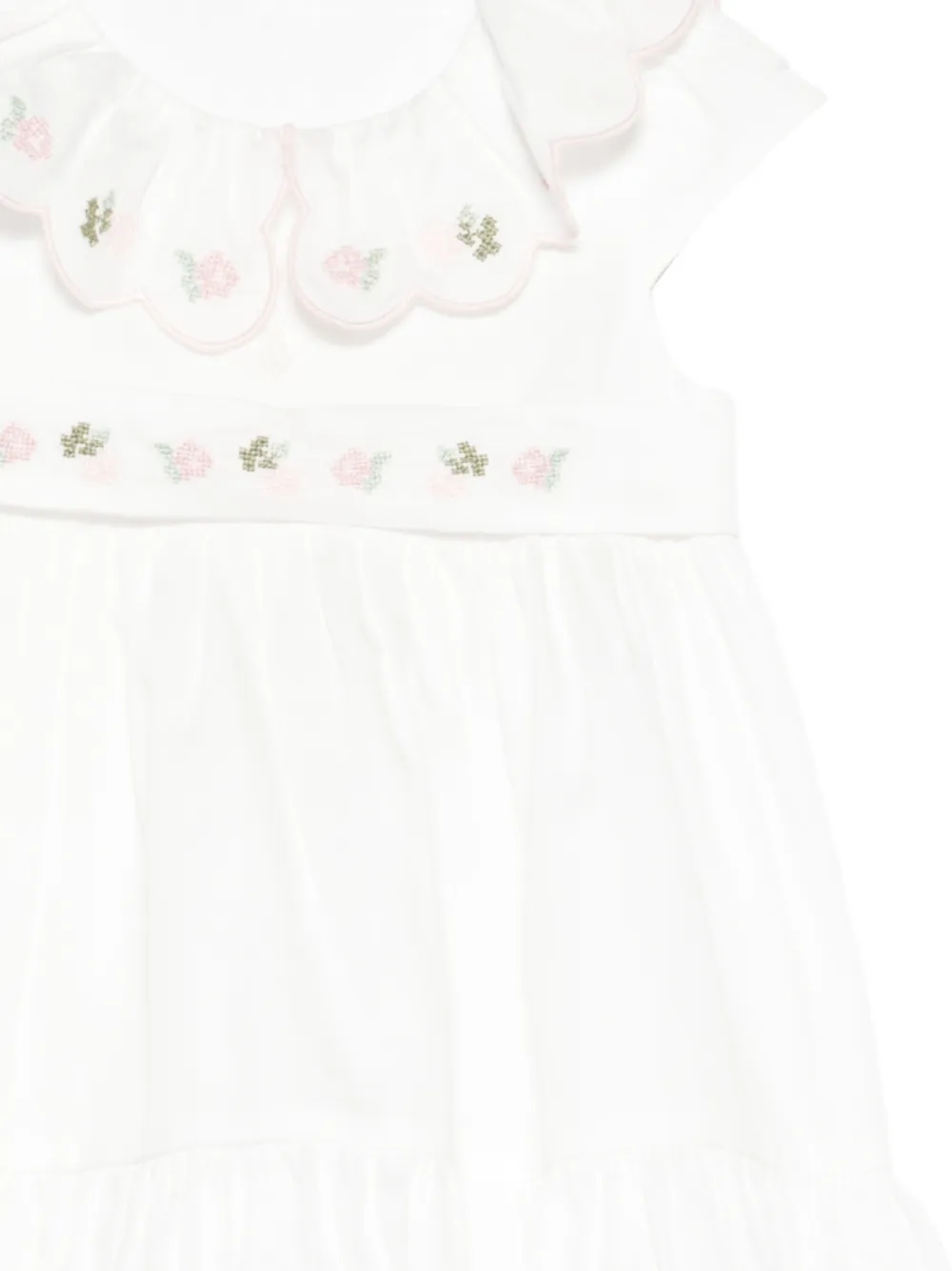  Patachou Vestido Bordado - Blanco 