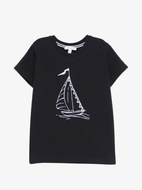 Patachou boat-print T-shirt