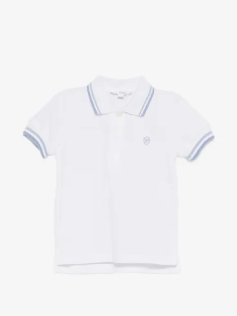 Patachou contrast-trim polo shirt