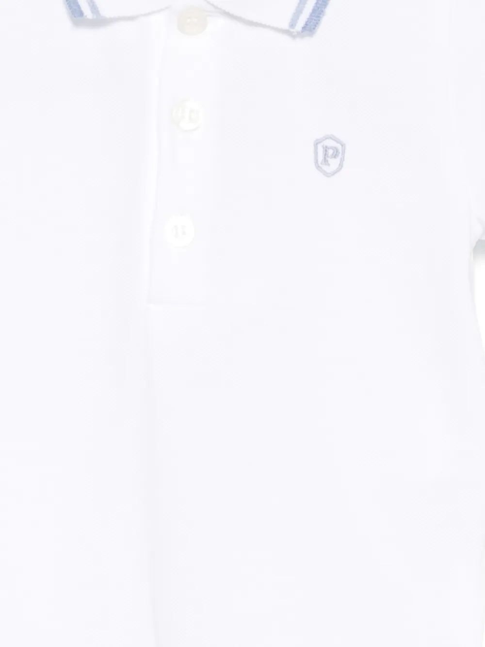 Patachou Poloshirt met contrasterende afwerking Wit