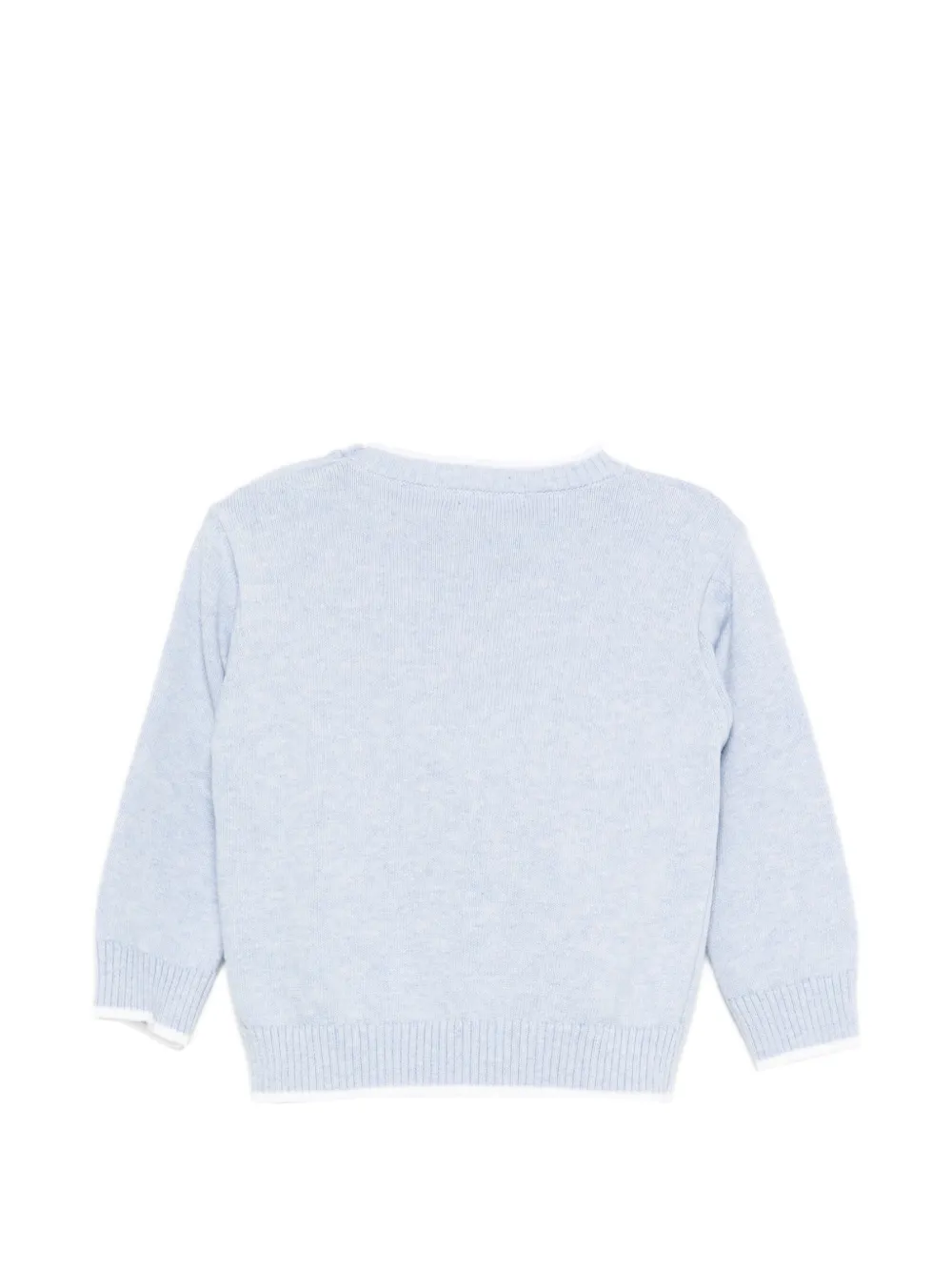  Patachou Pull En Maille Intarsia - Bleu 