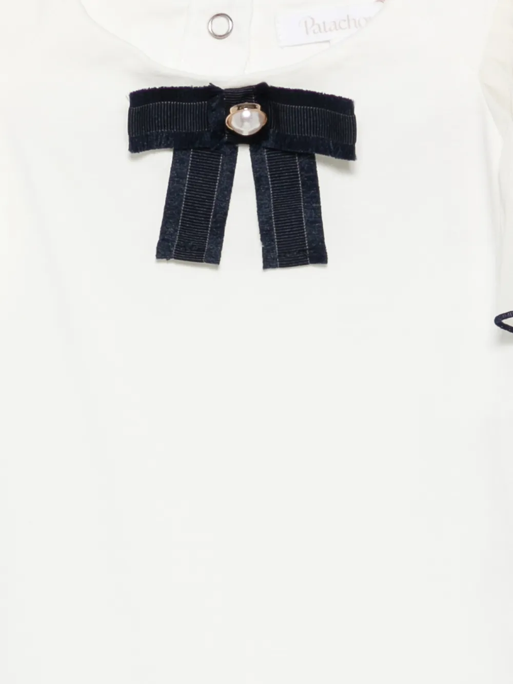 Patachou Blouse verfraaid met strik en flared mouwen Wit