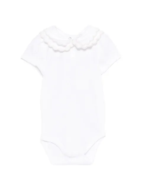 Patachou scalloped collar babygrow