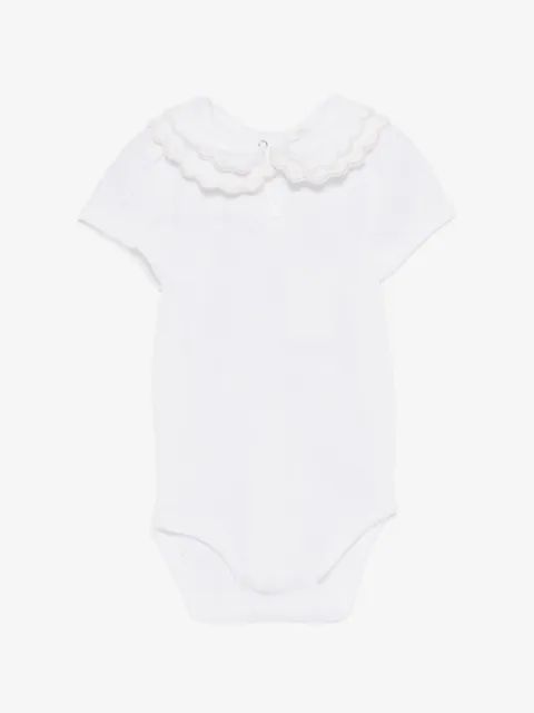 Patachou scalloped collar babygrow