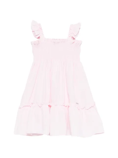 Patachou striped ruffled dress