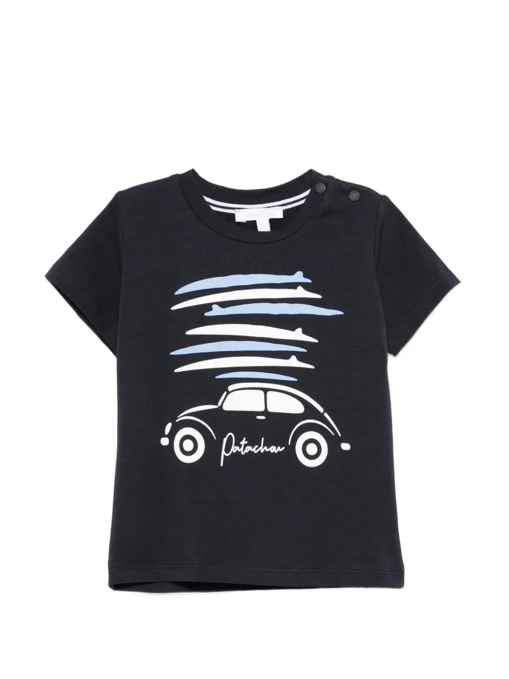 Patachou T-shirt con stampa - Blu
