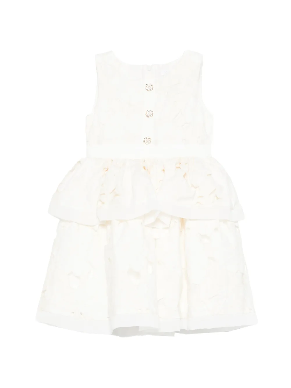 Patachou floral-lace tiered dress - Toni neutri