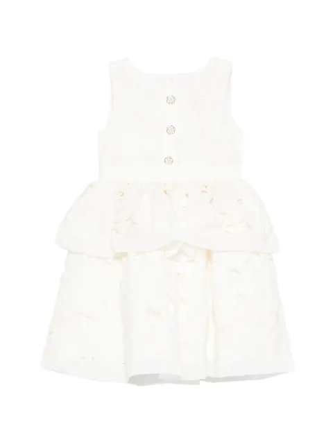 Patachou floral-lace tiered dress