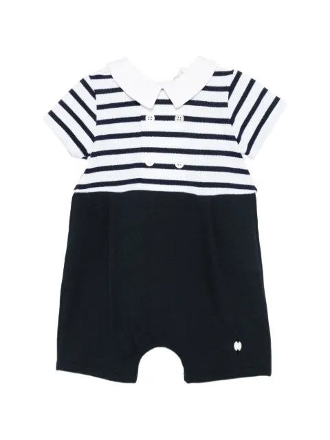Patachou striped collared romper