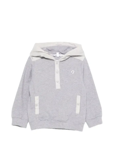 Patachou buttoned hoodie