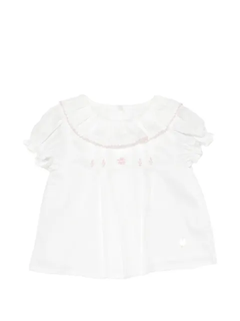 Patachou set de shorts bordados con volantes