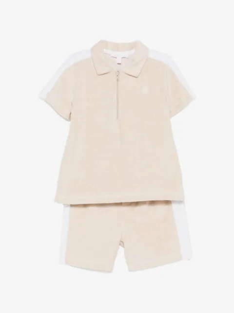 Patachou striped-detail shorts set (set of two)