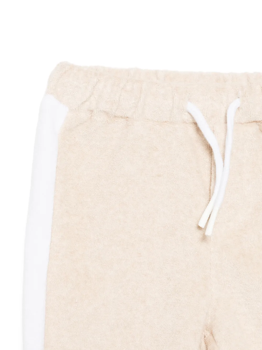 Patachou Tweedelig shorts set met gestreept detail Beige