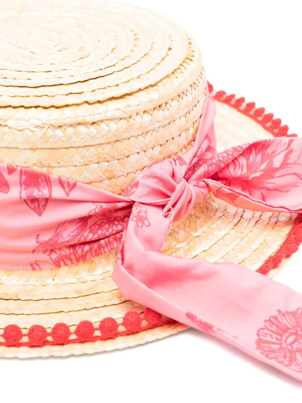 Patachou Muts met bloemdetail Beige