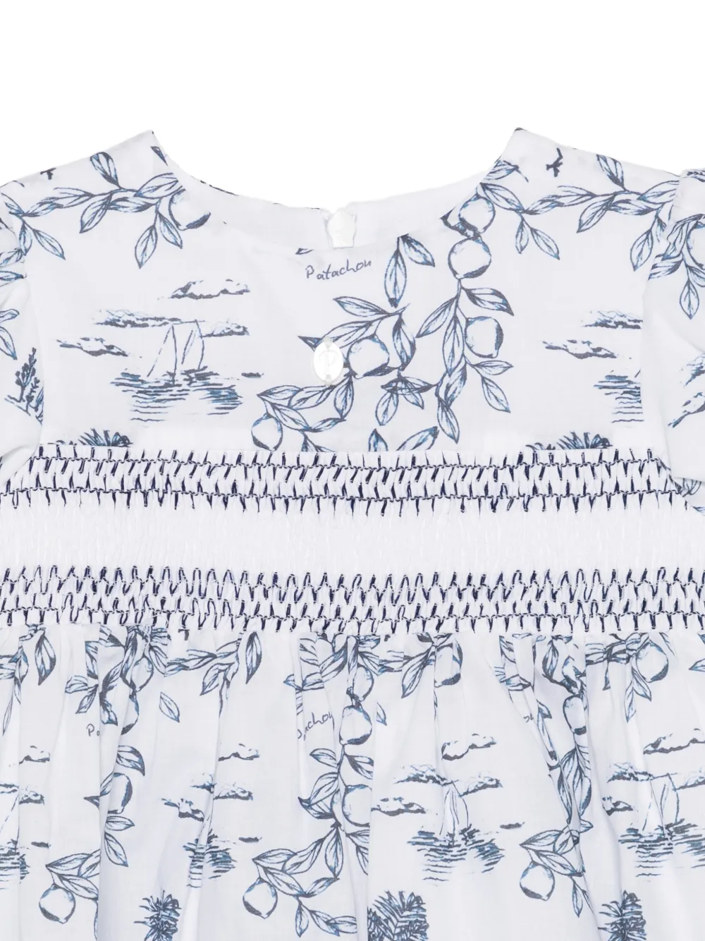 Patachou Toile De Jouy jurk Wit