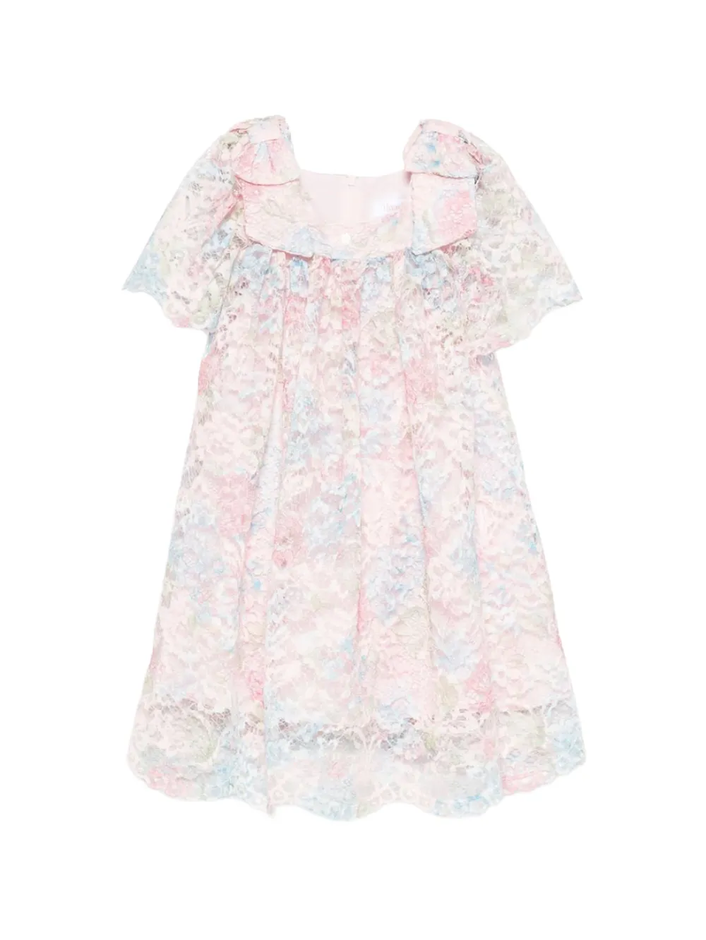 Patachou floral-lace dress - Rosa
