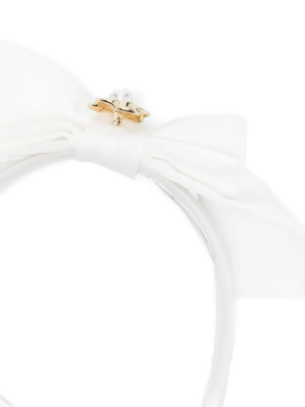 Patachou Haarband met strikdetail Wit