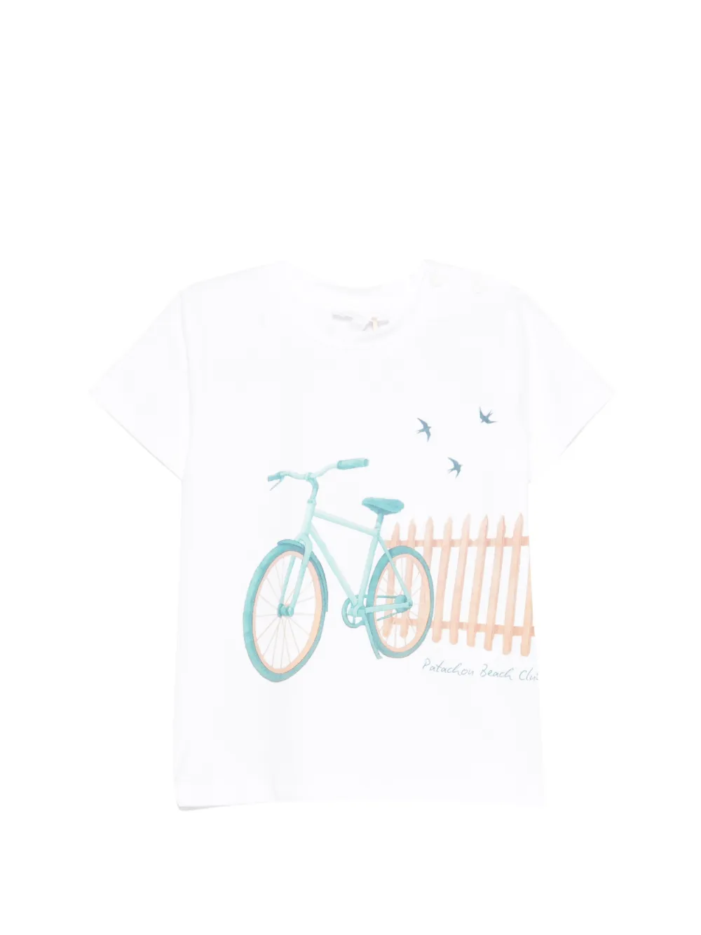 Patachou T-shirt con stampa - Bianco