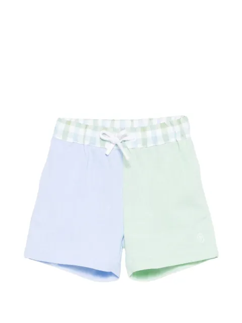 Patachou patchwork gingham shorts