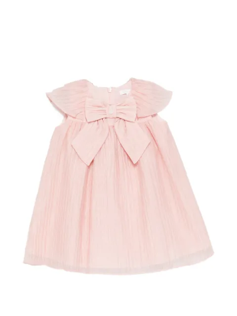 Patachou bow-detail ruffled dress